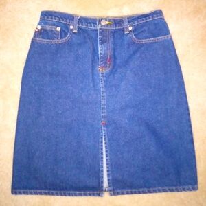 Ralph Lauren Y2K Denim Jeans Skirt Size 6 in Very Good Condition